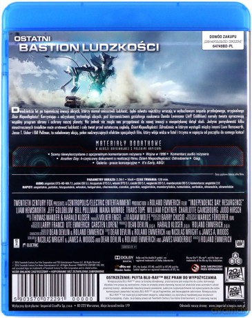 Dzień Niepodległości: Odrodzenie [Blu-Ray]