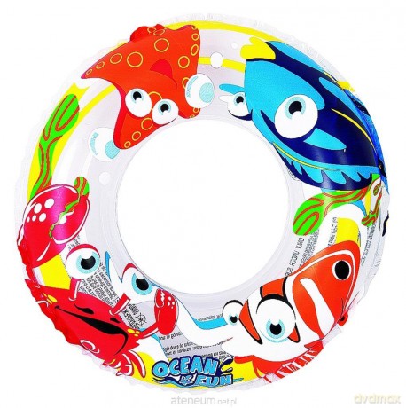 Kółko do pływania ocean 50 cm transparentne [SPORT]