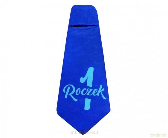 Krawat na roczek niebieski