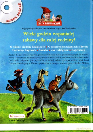 Najpiękniejsze Baśnie Braci Grimm. Czyta Steffen Möller [AUDIOBOOK] [CD]
