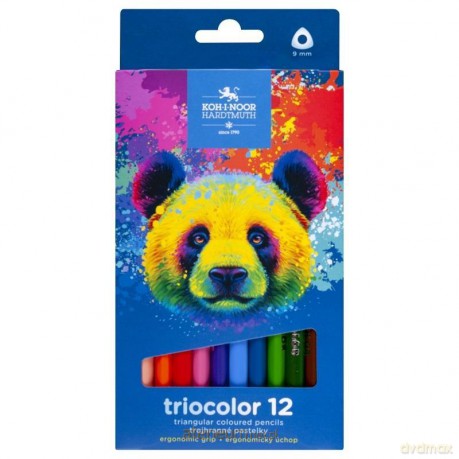 Kredki Triocolor Niedźwiedź 12 kolorów