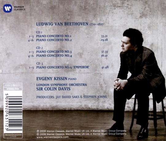 Evgeny Kissin: Piano Concertos Nos 1-5 [3CD]