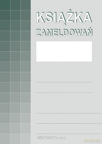 Książka zameldowań 830-1