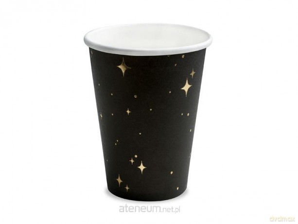 Kubeczki czarne 260ml 6 szt