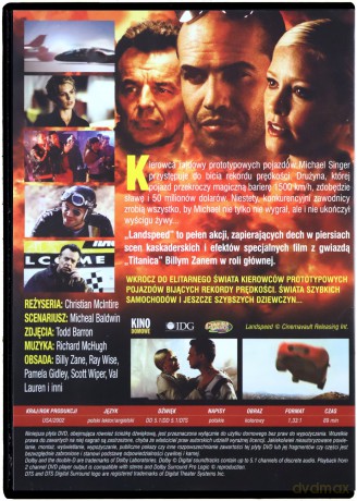 Landspeed - zawrotna szybkość [DVD]