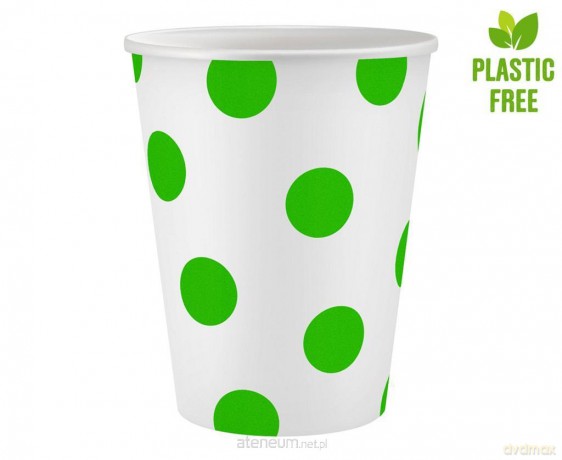 Kubeczki papierowe Groszki pistacjowe 250ml 6 szt.