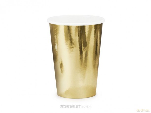 Kubeczki złote 220ml 6 szt