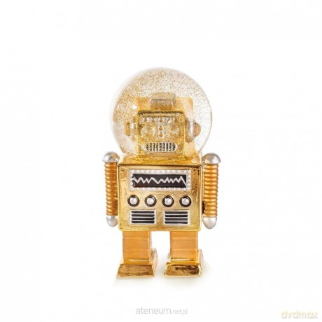 Kula śnieżna - robot złoty