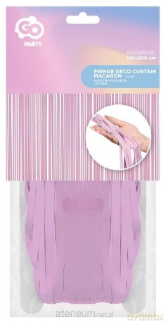 Kurtyna Macaron liliowa 100x200 cm