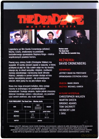 Martwa strefa (The Dead Zone) [DVD]