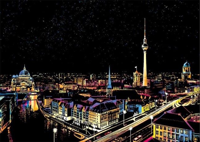 Magiczna Zdrapka - Berlin 40,5x28,5 cm