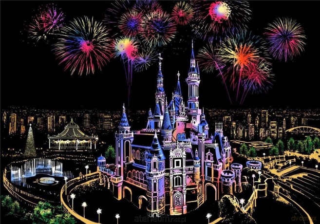 Magiczna Zdrapka - Disneyland 40,5x28,5 cm