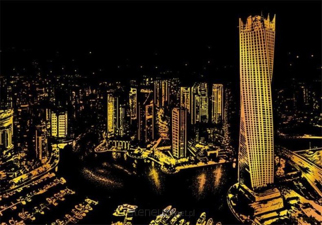 Magiczna Zdrapka - Dubai 40,5x28,5 cm