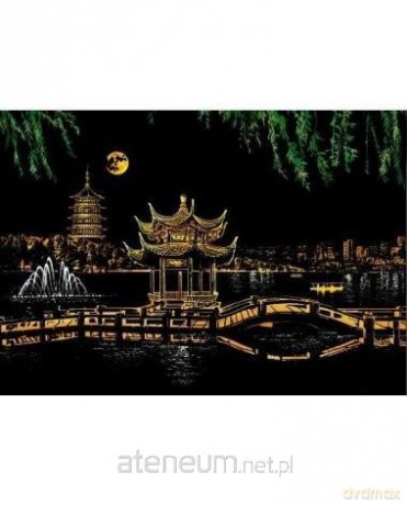 Magiczna Zdrapka - Jezioro West Lake 40,5x28,5 cm
