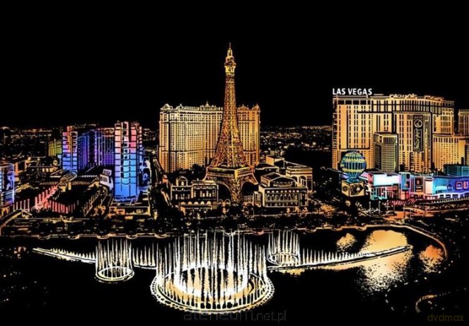 Magiczna Zdrapka - Las Vegas 40,5x28,5 cm