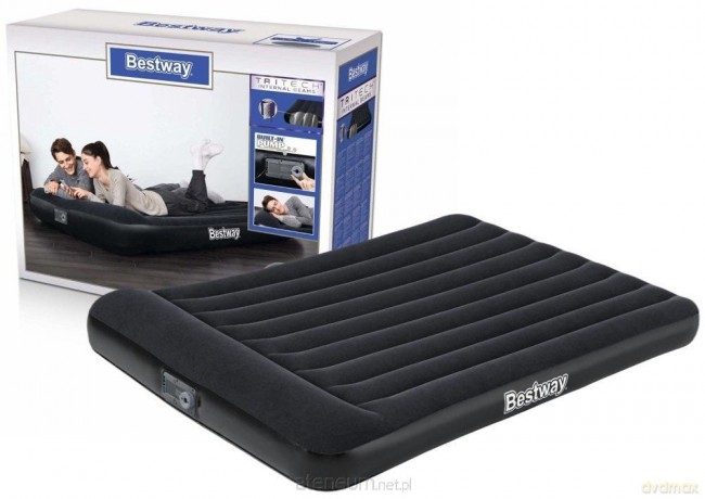 Materac dmuchany 203 x152 x30 cm [SPORT]
