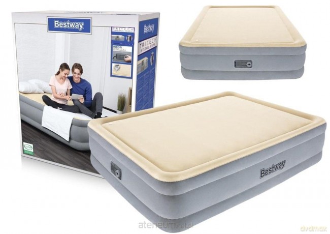 Materac dmuchany 203 x152 x46 cm [SPORT]