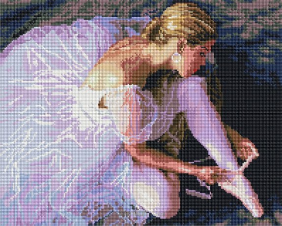Mozaika diamentowa - Balerina 40x50 cm