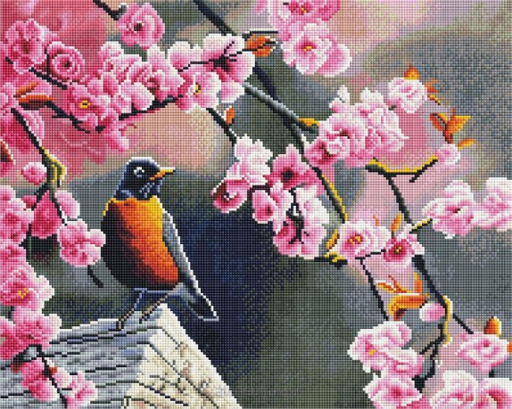 Mozaika diamentowa - Sakura 40x50 cm
