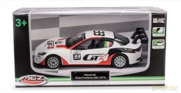 MSZ 1:43 Maserati GranTurismo MC GT4/67355A/white