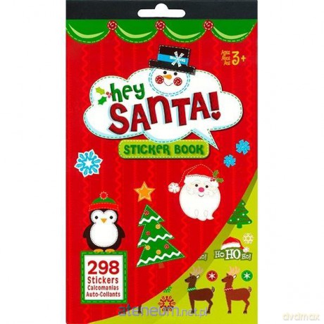 Naklejki papierowe Hey Santa! 298 szt
