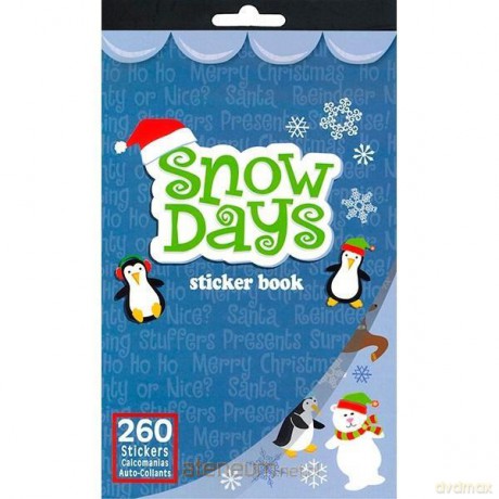 Naklejki papierowe Snow Days 260 szt