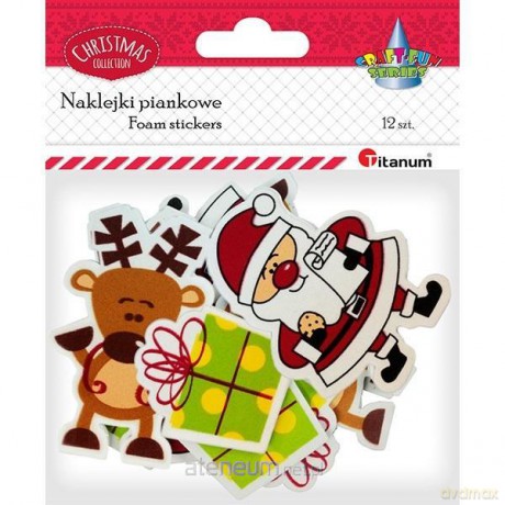 Naklejki piankowe 12 szt