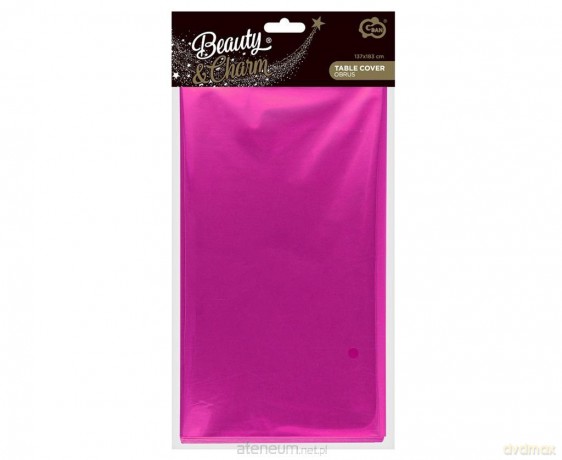 Obrus foliowy B&C metaliczny magenta 137x183 cm