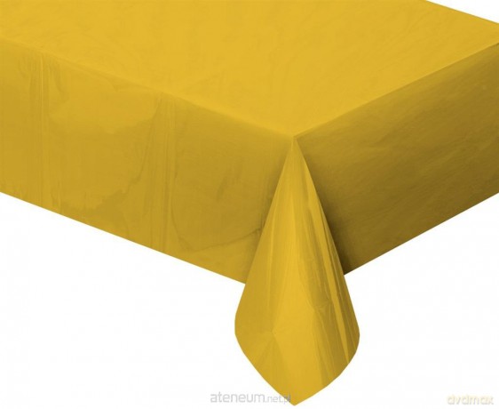 Obrus foliowy, metaliczny złoty 137x183 cm