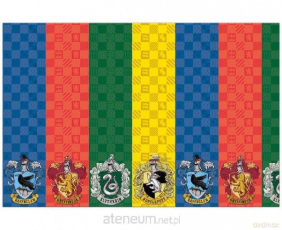 Obrus papi. Harry Potter Hogwarts Houses 120x180 cm
