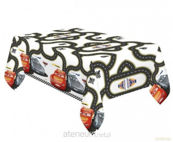Obrus plastikowy Cars 3 120x180 cm