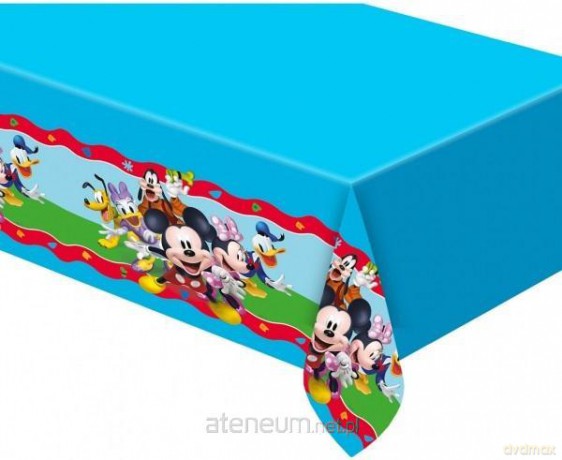 Obrus plastikowy Mickey Rock The House 120x180 cm