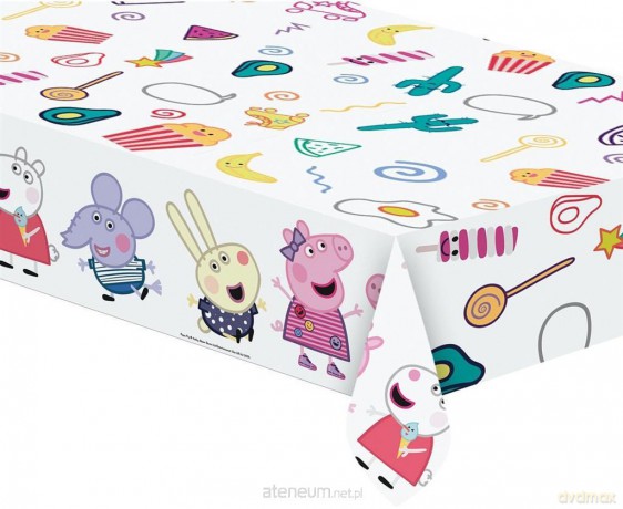 Obrus plastikowy Peppa Pig 120x180 cm