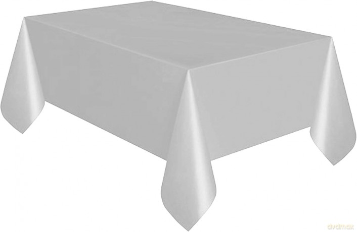 Obrus srebrny 137x274 cm