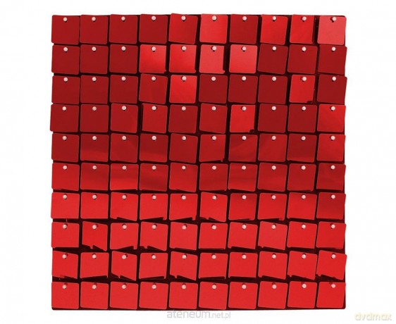Panel dekoracyjny czerwony 30x30 cm