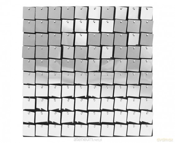 Panel dekoracyjny srebrny 30x30 cm