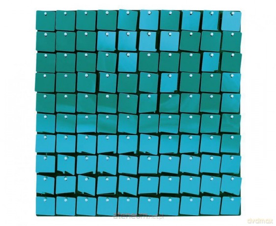 Panel dekoracyjny turkusowy czarne tło 30x30 cm