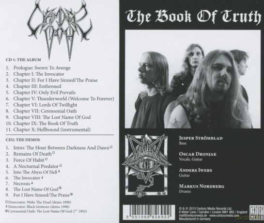 Ceremonial Oath: The Book Of Truth (Re-Issue) [2CD]