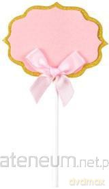 Pikery Baby shower różowe 6 szt