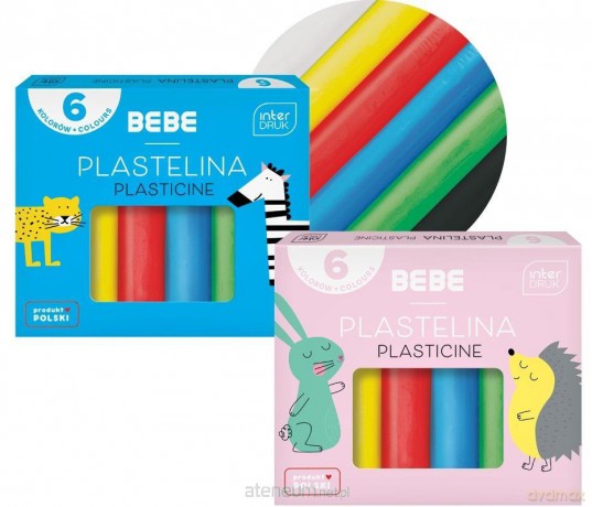 Plastelina 6 kolorów BB Kids