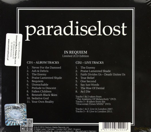 Paradise Lost: In Requiem (Limited) [2CD]