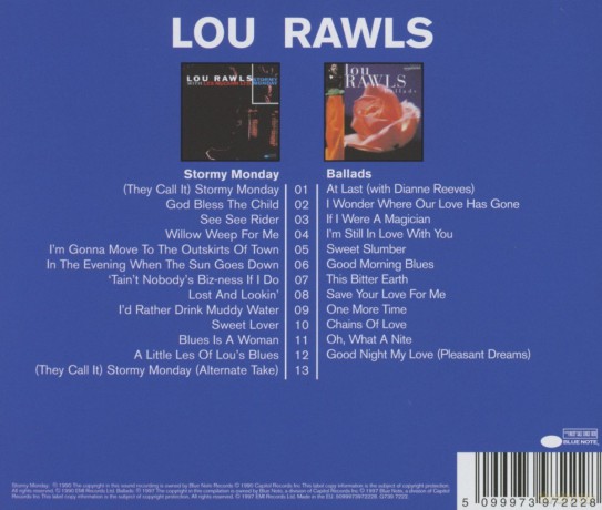 Lou Rawls: Stormy Monday / Ballads [2CD]