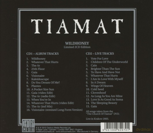 Tiamat: Wildhoney (Limited) [2CD]