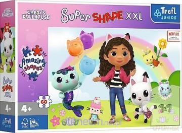 Puzzle 60 Super Shape XXL Weseli Przyjaciele Gabi [PUZZLE]