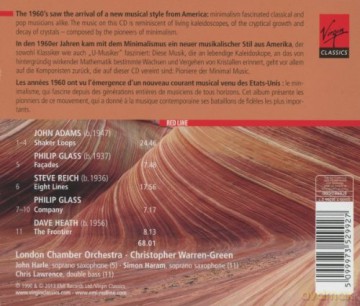Warren-Green/London Chamber Orchestra: Red Line - Minimalist (Adams, Glass, Reich) [CD]