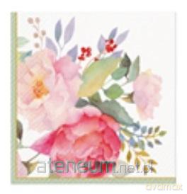 Serwetki delikatny bukiet 33x33 cm 20 szt