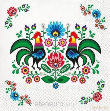 Serwetki Folk 33x33 cm 20 szt