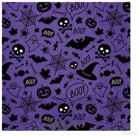 Serwetki Halloween 33x33 cm 20 szt