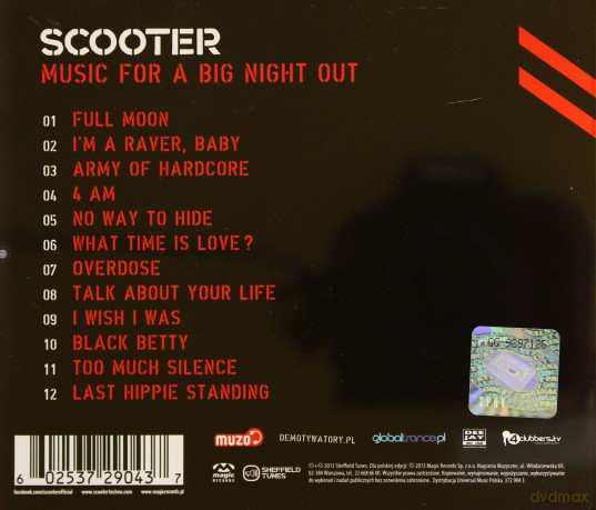 Scooter: Music From A Big Night Out [CD]