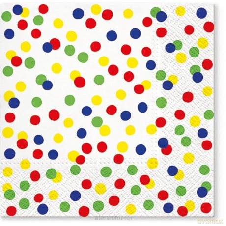 Serwetki Konfetti 33x33 cm 20 szt